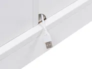 Schuhschrank GRIFFITH mit LED-Beleuchtung Weiß_1029704