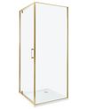 Duschkabine DARLI 70 x 70 x 185 cm Gold