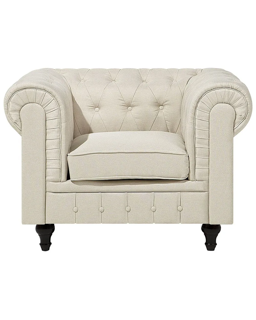 Armchair CHESTERFIELD Fabric Beige_716976
