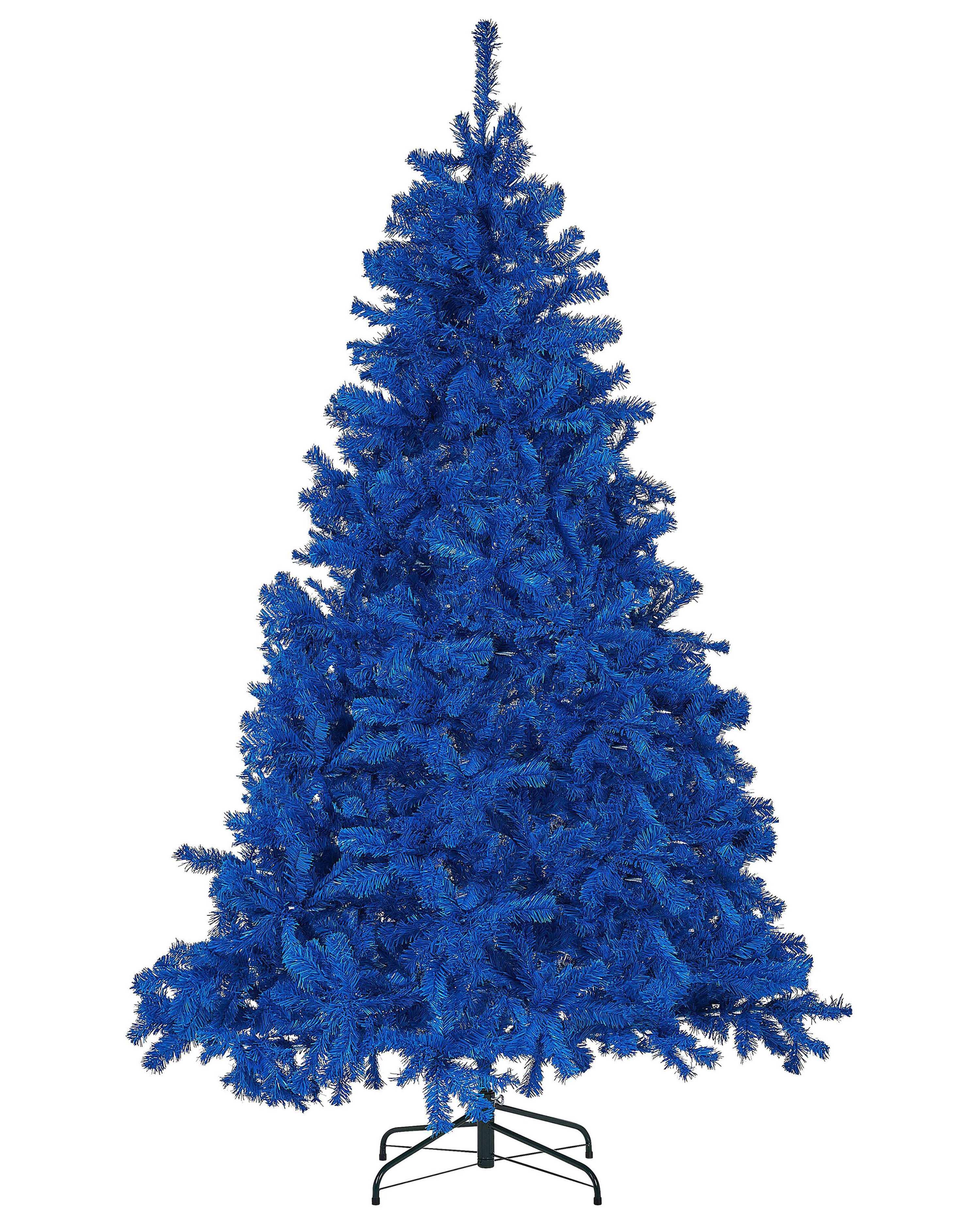 Artificial Christmas Tree FARNHAM 210 cm Blue - Beliani.dk