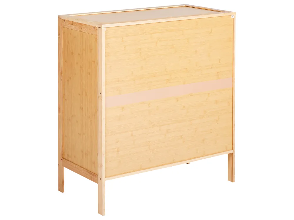 Schuhschrank MIDWOOD Bambus Hellbraun - Beliani.ch