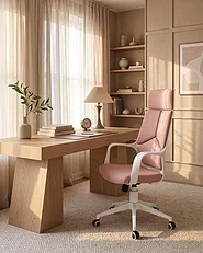 Office Chair DELIGHT Peach Pink_1154072