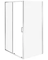 Duschkabine LANGUI 90 x 120 x 190 cm Silber