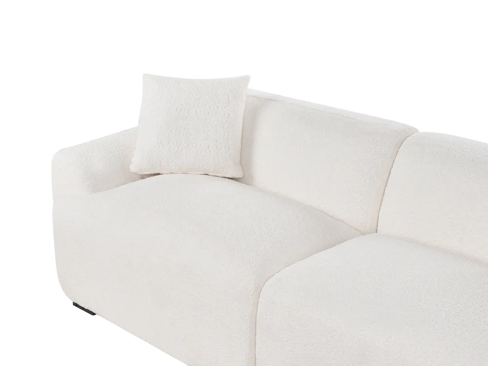 Sofa 3-Sitzer KORIO Bouclé Cremeweiß_971635