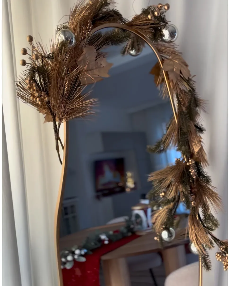 Weihnachtsgirlande MURCJA 150 cm Gold_961301