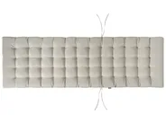 Sun Lounger Pad Cushion CESANA PREMIUM 192 x 56 cm Taupe_988065
