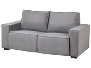 Sofa elektrisch verstellbar 2-Sitzer NUKARI Stoff Grau_999344