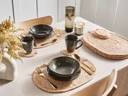Tischset mit Untersetzern 12-teilig BUSHYLARK Jute Naturfarben_946272