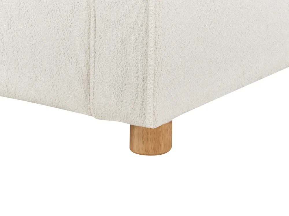 Sofa 3-Sitzer VINSTRA Bouclé Cremeweiß_916107