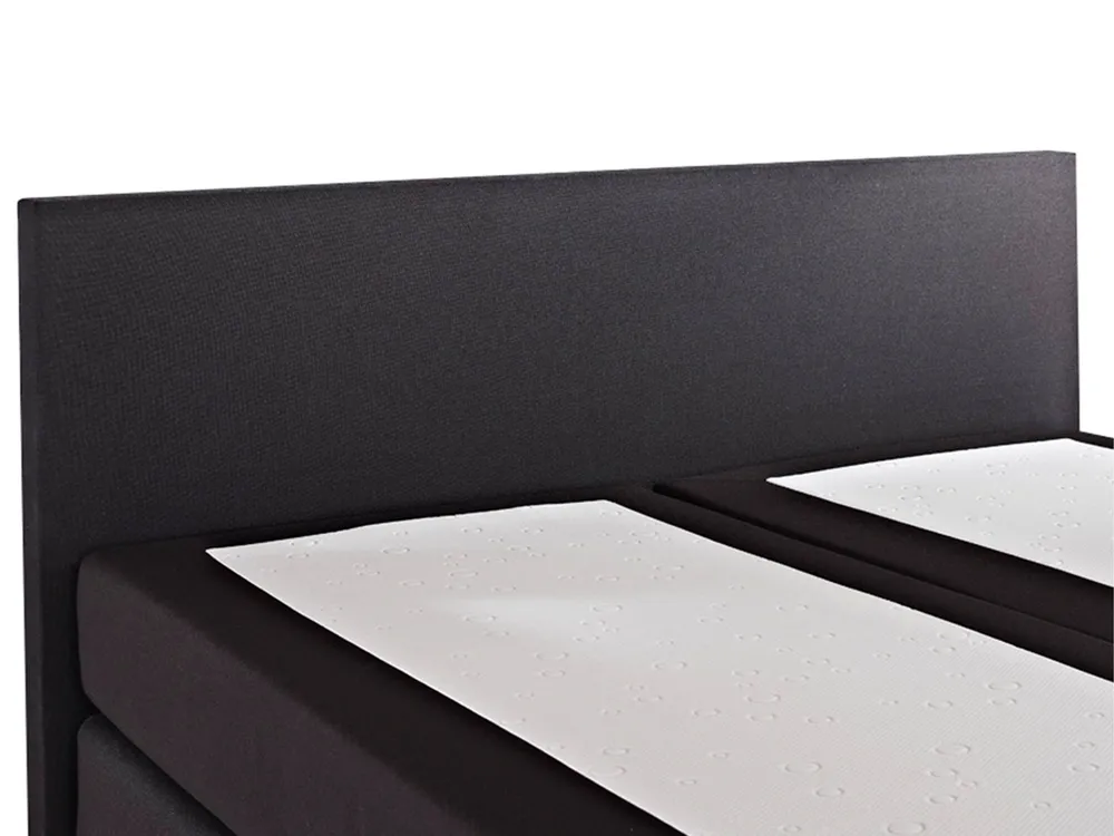 Boxspringbett Stoff PRESIDENT 160 x 200 cm Schwarz_882902