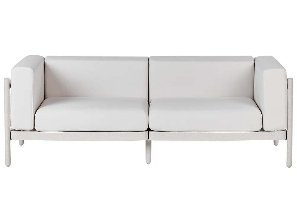 Garden Sofa 2 Seater FERRETTI Light Beige