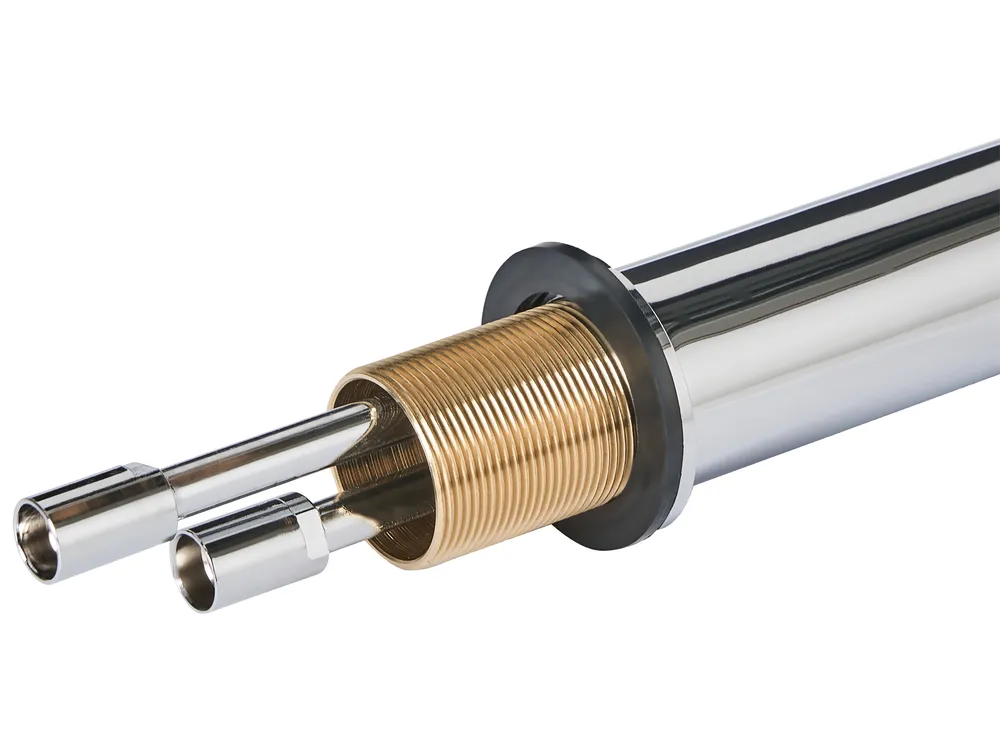 Hoge wastafelmengkraan CHIMBOTE Messing Zilver_998962