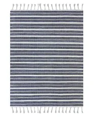 Teppich BADEMLI Dunkelblau 140 x 200 cm_846569