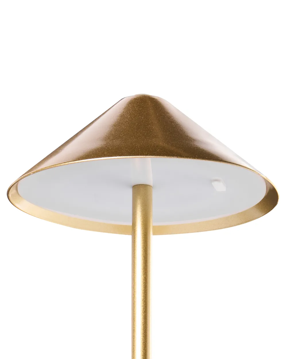 Kabellose LED Tischlampe MODJO mit Dimmer Metall Gold_1042134