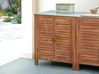 Outdoor-Küchenschrank BRUCOLI Braun Akazienholz