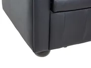 Living Room Set 4 Seater CHESTERFIELD Leather Black_769428