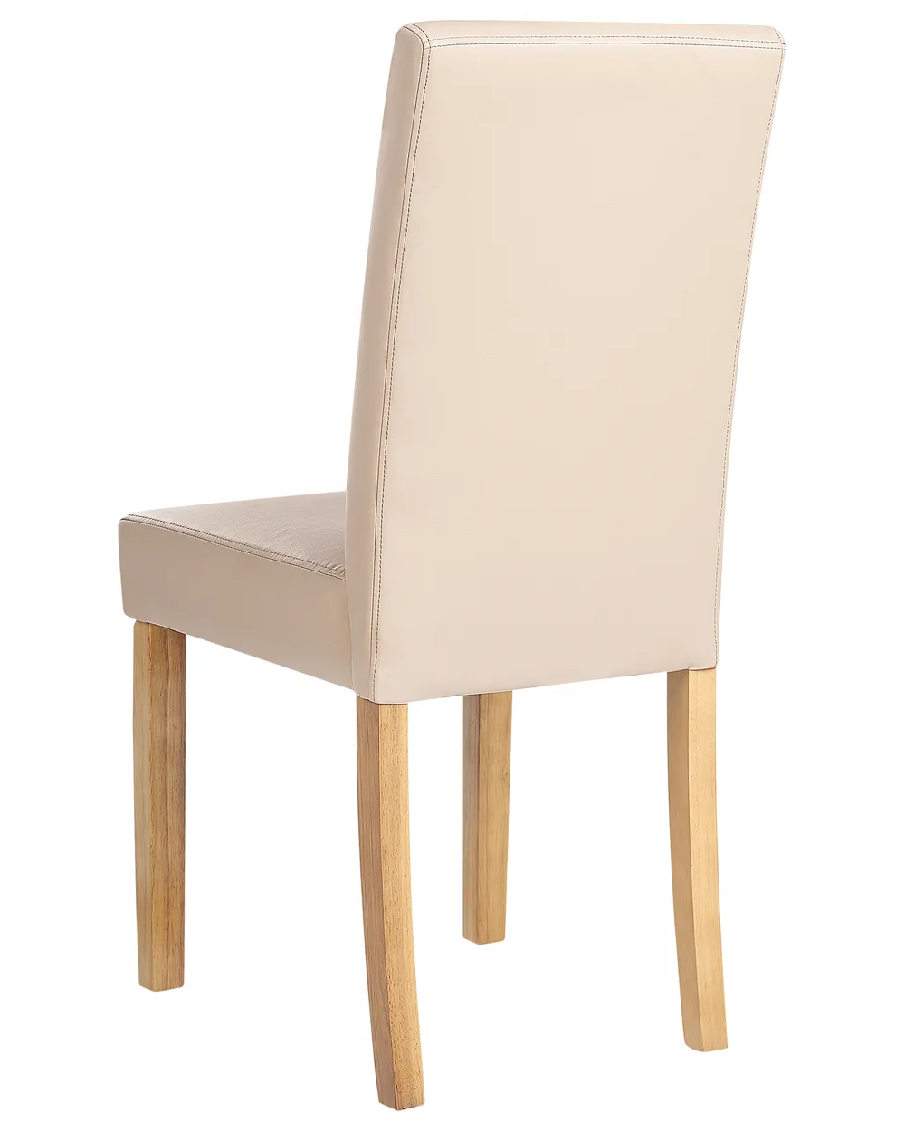Set of 2 Dining Chairs BROADWAY Faux Leather Beige_761504