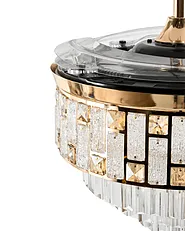 Plafondventilator met verlichting ALAPAHA met afstandsbediening LED Goud_1125773