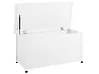 Aufbewahrungsbox CAMPALTO 123 cm 60 cm Metall Weiß