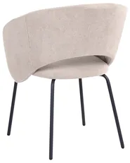 Esszimmerstuhl 2er Set BLAKELY Stoff Taupe_1055396