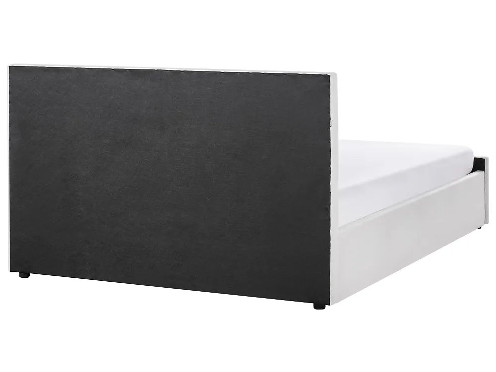 Bett mit Stauraum AMIENS Stoff Beige 180 x 200 cm_1185159