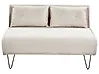 Schlafsofa 2-Sitzer VESTFOLD Stoff Hellbeige