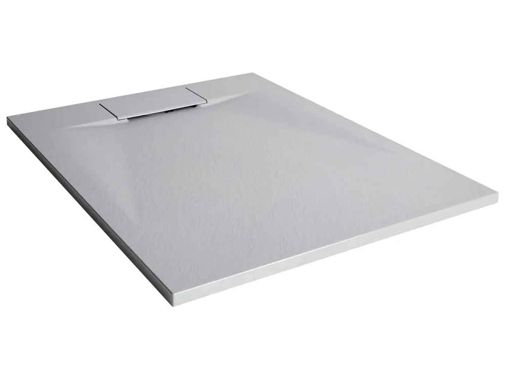 Duschwanne AZZURRO 80 x 100 x 3 cm Grau_968707