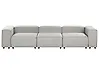 Modulsofa 3-Sitzer ARDAL Stoff Hellgrau