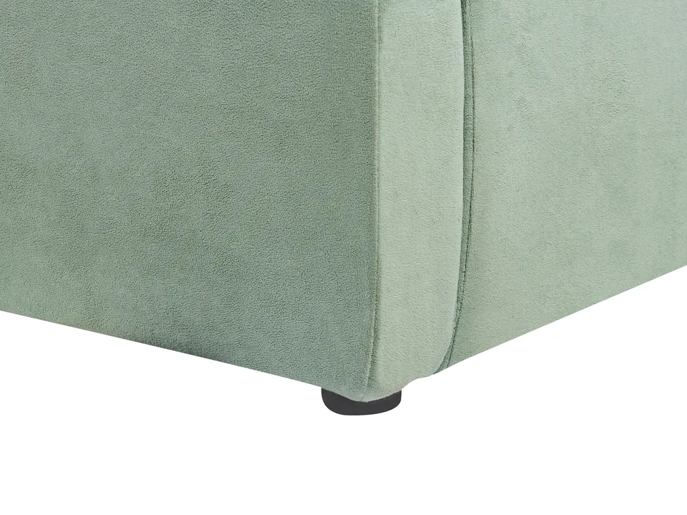 Waterbed Velvet BAJONNA 160 x 200 cm (EU King Size) Mint Green_1009521