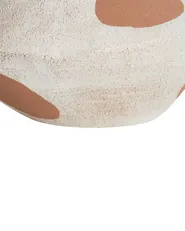 Blumenvase ALOSIDAE 19 cm Steinzeug Hellbeige_935180