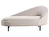 Rechtsseitige Chaiselongue VALREAS Stoff Taupe