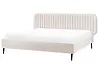 Lit avec sommier Velours BRIN 180 x 200 cm Beige