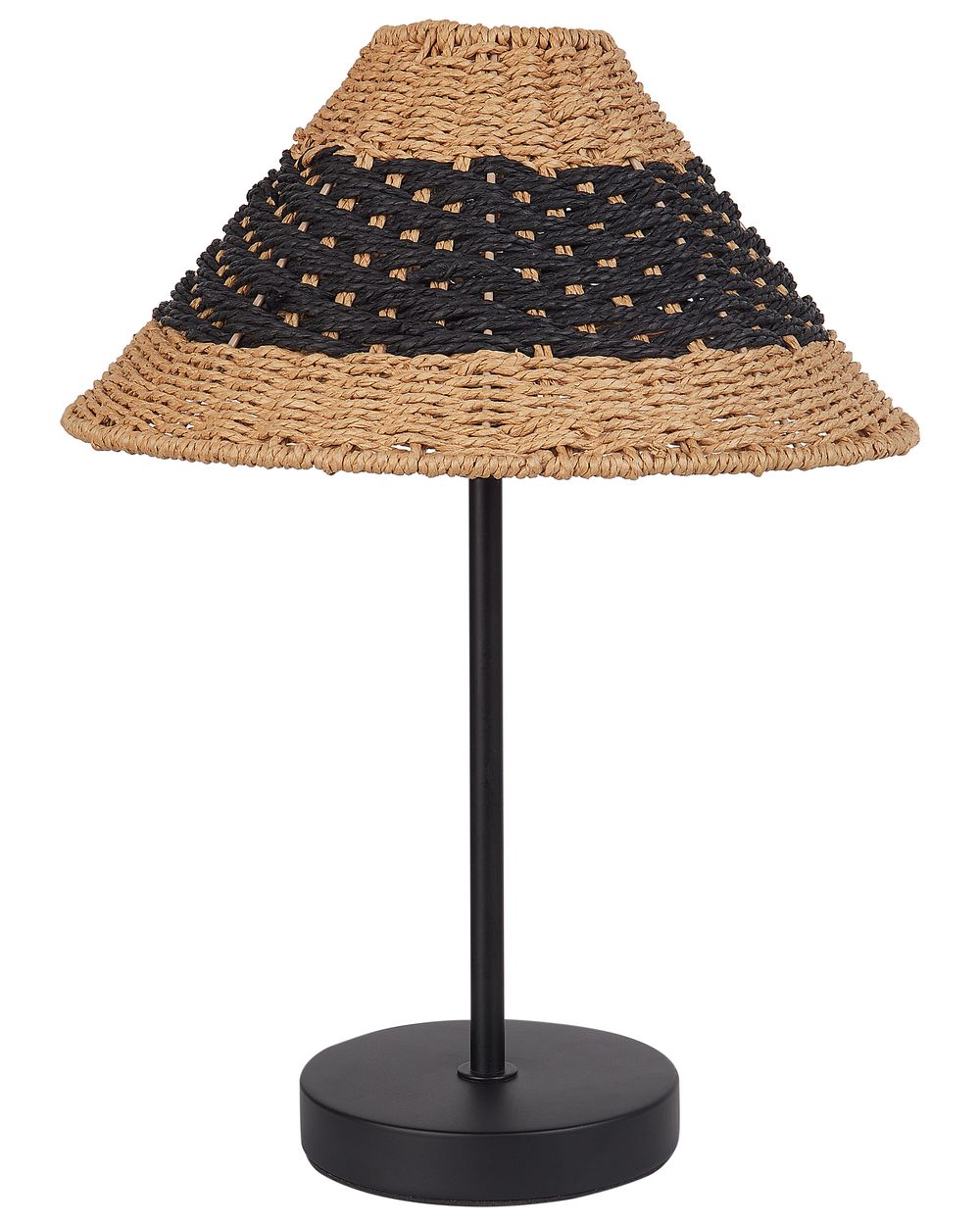 Table Lamp MOMBA Paper Rope Black