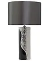 Tischlampe AIKEN Porzellan Schwarz