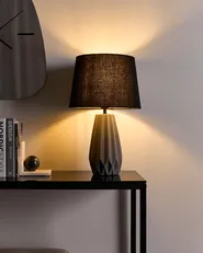 Table Lamp MONTAGUA Ceramic Grey_1032692