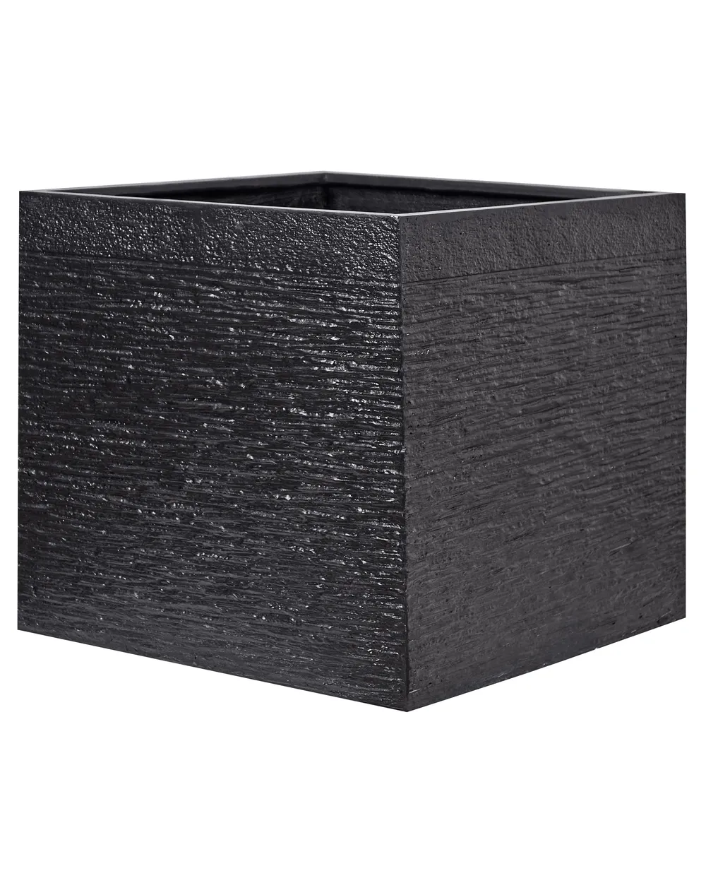 Blumenkübel PAROS 50 cm Schwarz_700909