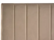 Bed with Storage Drawers LONZAC Velvet Taupe 120 x 200 cm (EU Small Double)_1014819