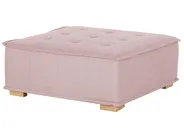 Modul Ecksofa 4-Sitzer TIBRO Stoff Rosa rechtsseitig_825639