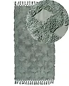 Teppich KARS Grün 80 x 150 cm Baumwolle
