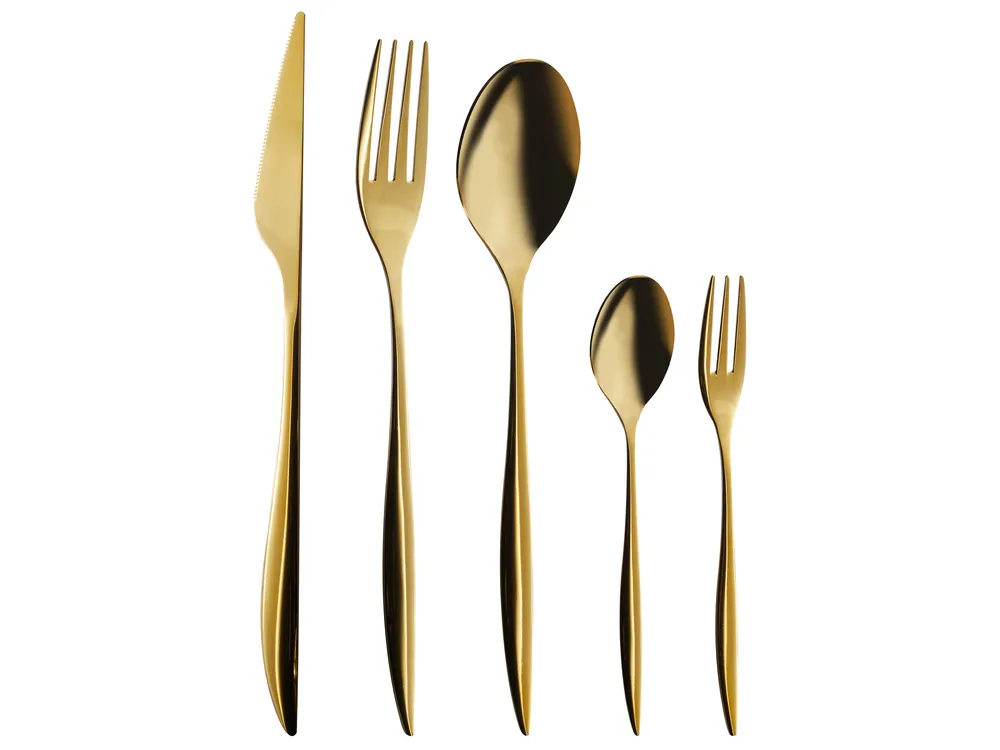 Besteckset 30-teilig FARFALLE Gold