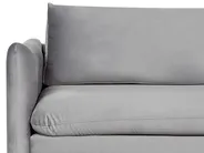 Sofa Set 4-Sitzer VINTERBRO Samtstoff Grau_900614