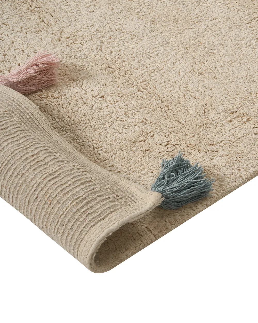 Kindervloerkleed KODINHI  Beige 140 x 200 cm Katoen_1135281