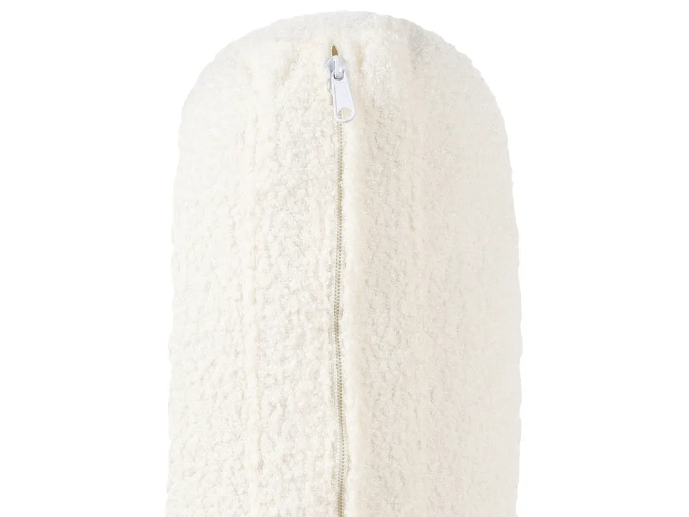 Sofa 3-Sitzer SOVIK Bouclé Cremeweiß_899702