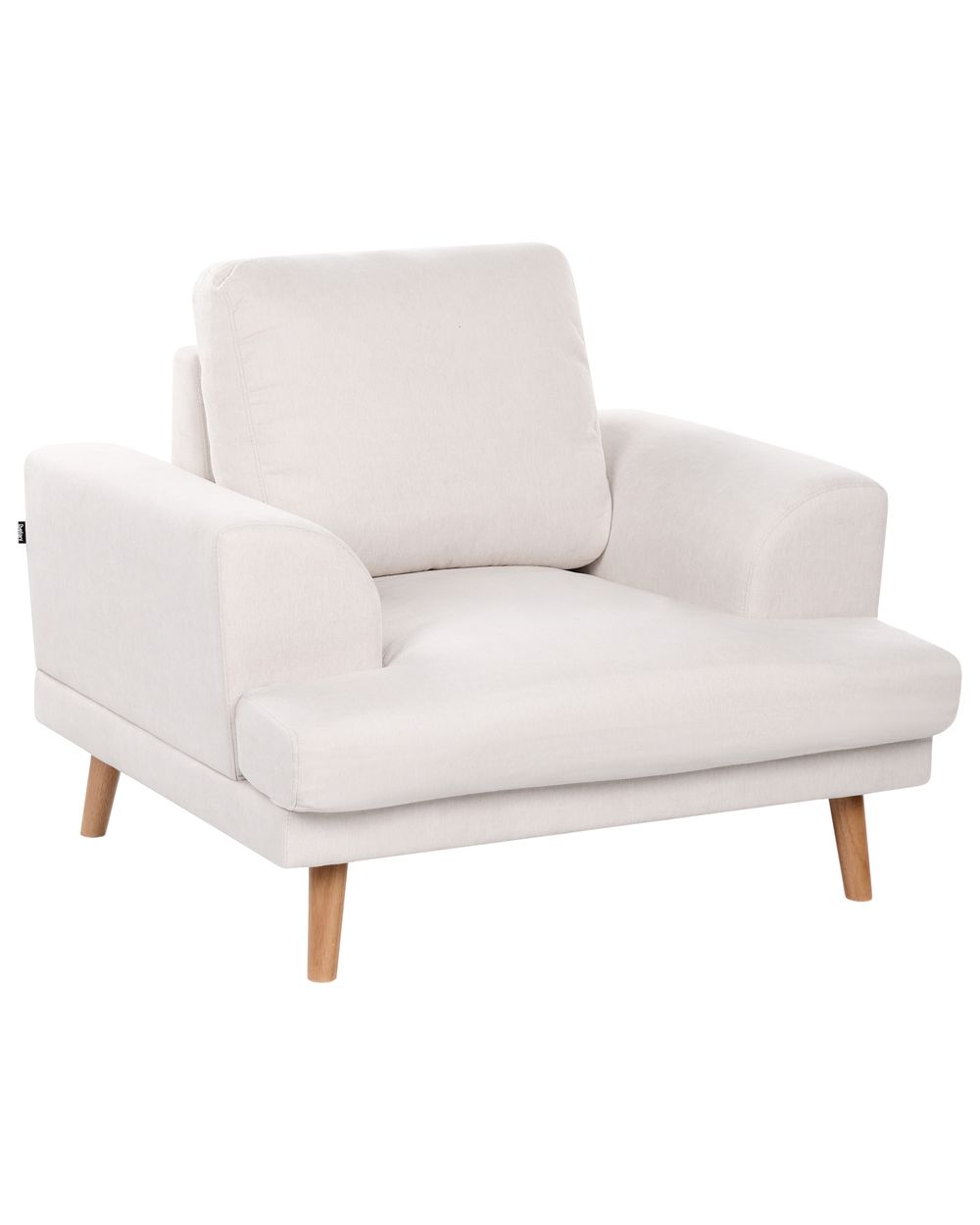 Fauteuil KILDAL Stof Lichtbeige