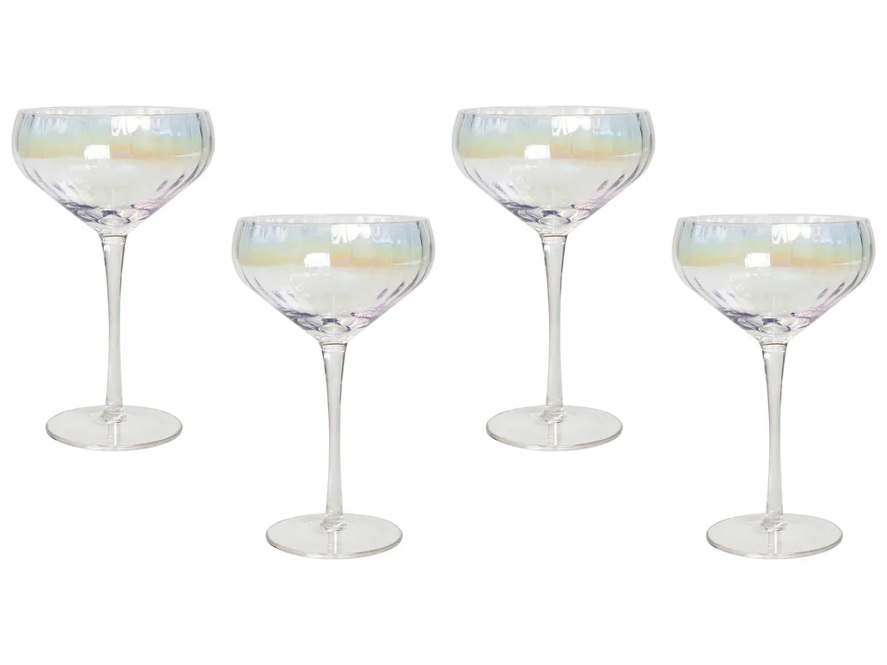 Champagnerschalen 4er Set MORGANITE 300 ml Transparent