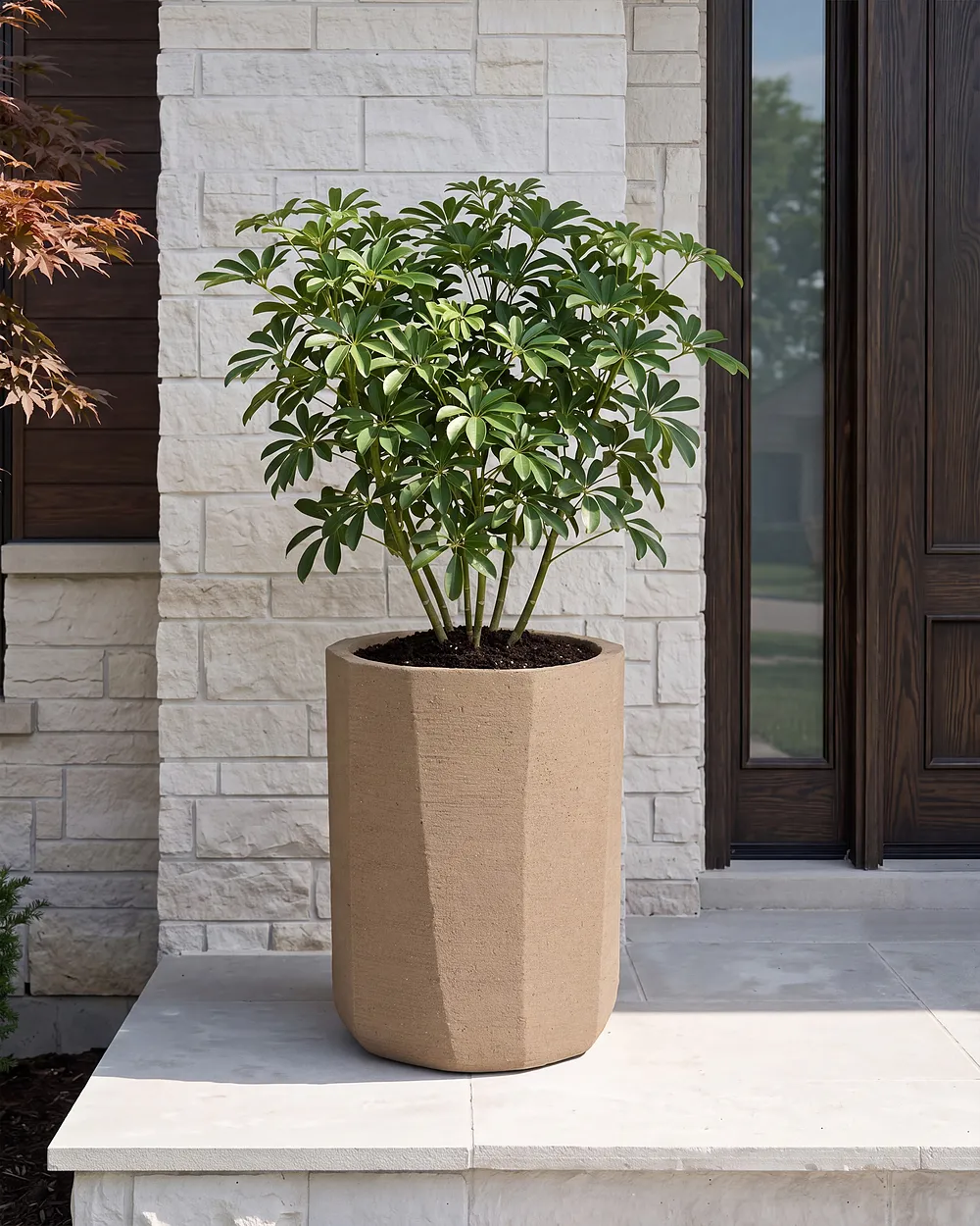 Plant Pot LAVANTTAL 33 cm Taupe