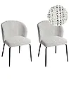 Esszimmerstuhl 2er Set ZANA Weiß