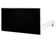 Bett mit Lattenrost Bouclé CRESSAT 180 x 200 cm Cremeweiß_1009068
