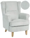 Ohrensessel ABSON Cord Hellblau