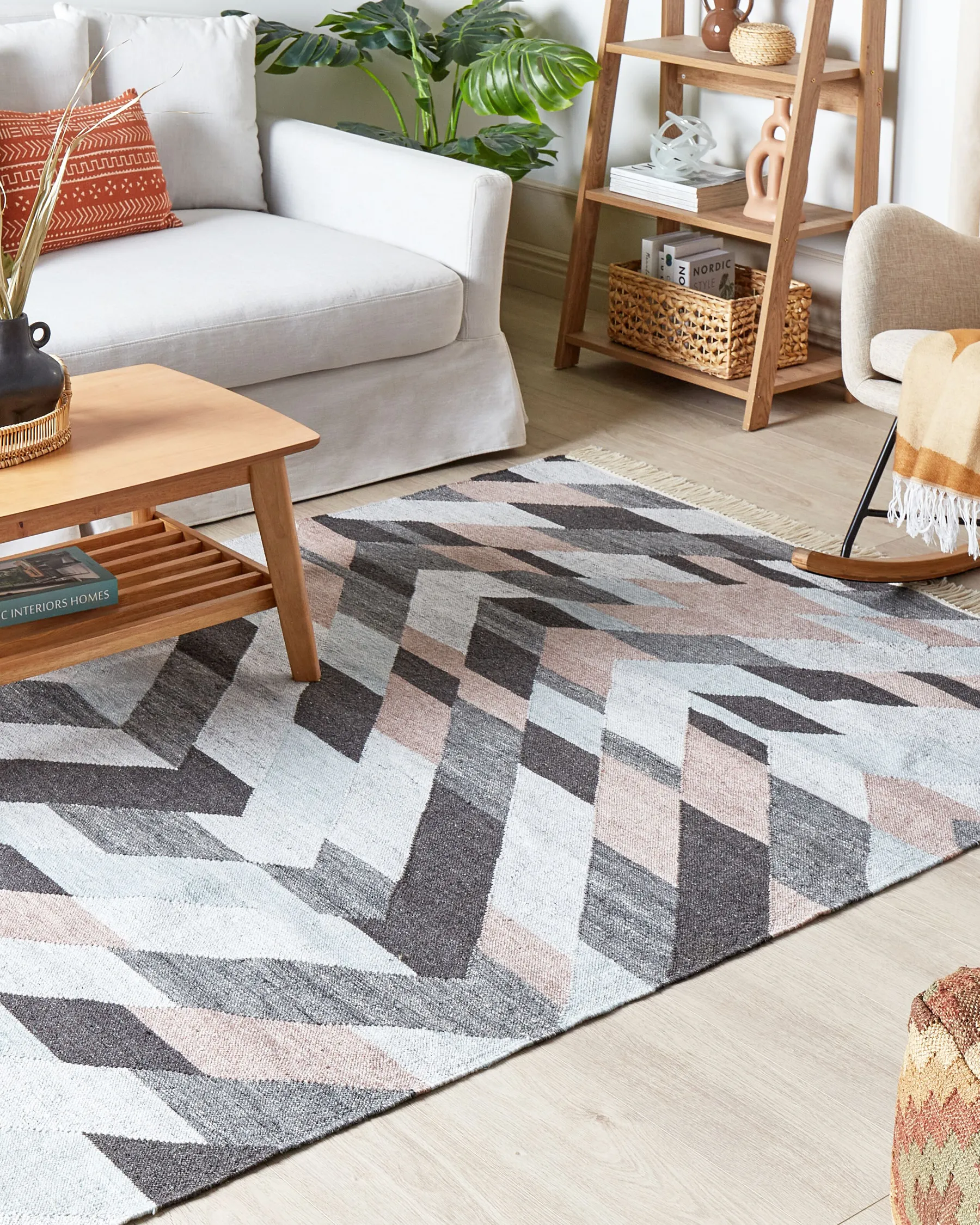 Rug NAKKAS Multicolour 160 x 230 cm Jute_852715